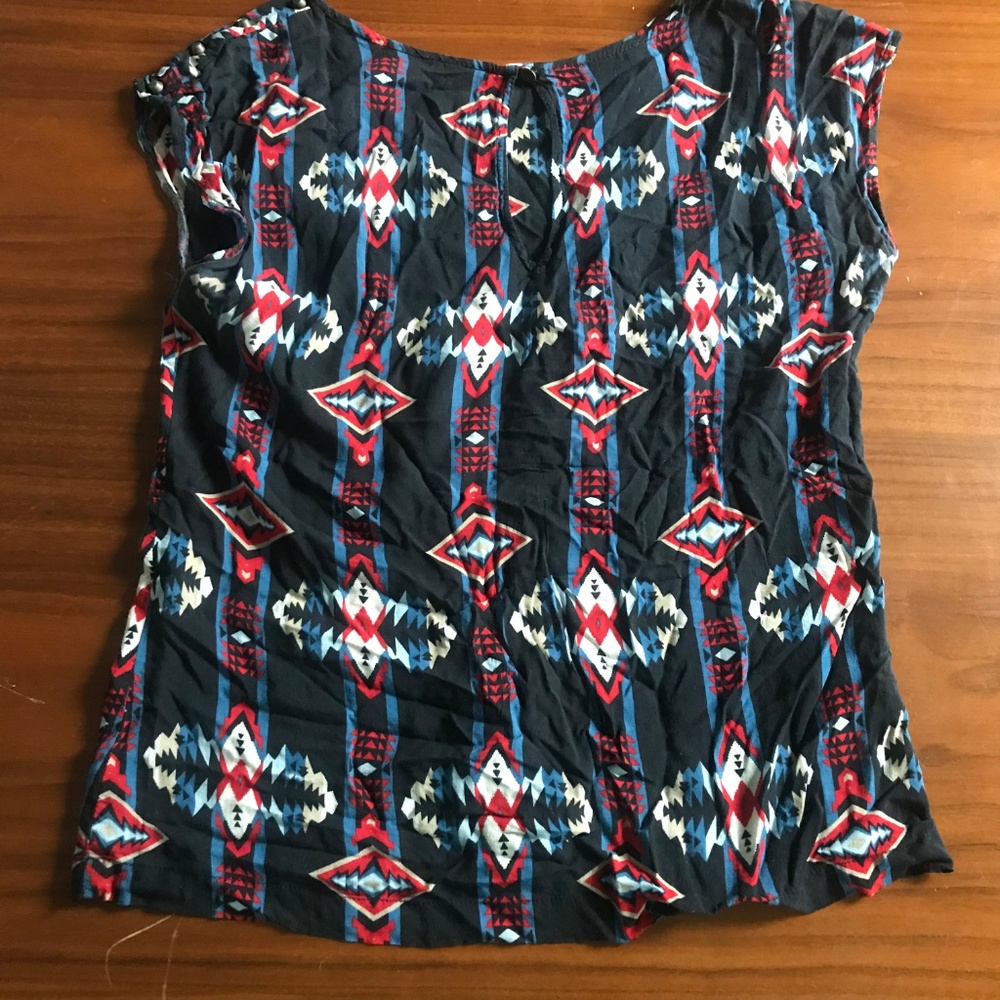 Pattern Box Blouse - Picture 3 of 5